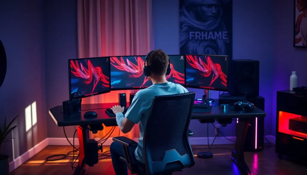 Seven Warrior Gaming Desk
